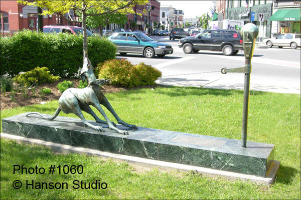 Rutland, VT - Dog Sculpture